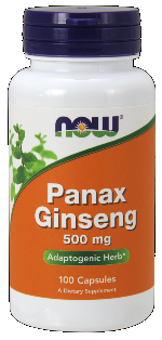 Panax Ginseng 500 mg (100 Caps) NOW Foods